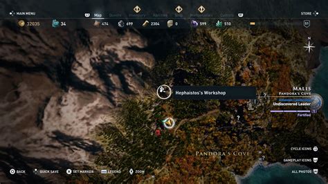 hephaistos workshop location map